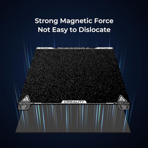 SainSmart Official Creality K1 Texture PEI Build Plate Kit, Flexible Spring Steel Platform with Power Coating PEI Surface and Magnetic Base Sheet Kit for K1, Ender 3 V3 SE/KE, CR-10 SE, 235x235mm - style: K1 Texture PEI