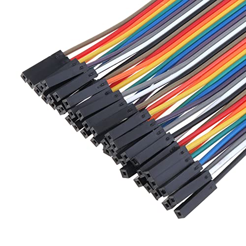 120Pcs Breadboard Jumper Wires,10 cm 40 Pin Male to Female - size: 3.9 inch (10 cm), style: Male to Female