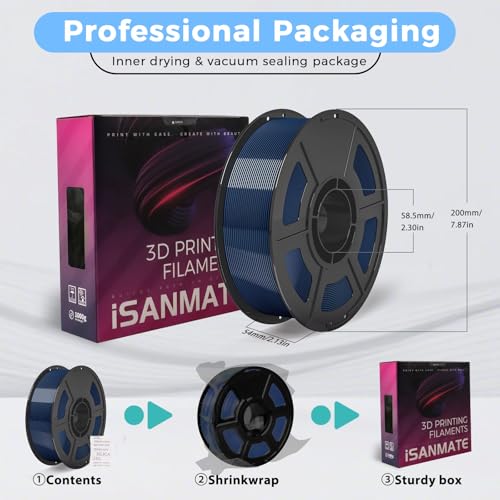 iSANMATE Army Green PETG HF Filament 1.75mm 50-400mm/s 1KG Rapid for Bambu - color: Army Green