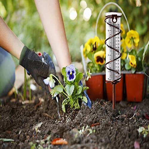 BIUWING Plastic rain Gauge Replacement Tube, 7'' Capacity rain gauges Tubes for Yard Garden Outdoor Home, Best Rated, No Frost Freeze Crack, Not Fragile (2 pcs) - color: 2 Pcs Plastic Rain Gauge Replacement Tube