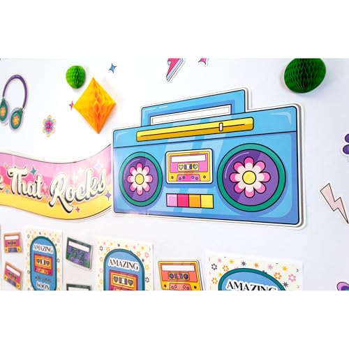 Happily Ever Elementary Retro Remix 79-Piece Work that Rocks Motivational - color: Work That Rocks