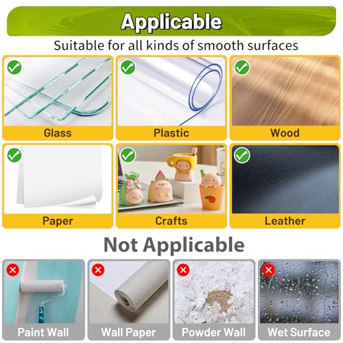PHIXBEAR Upgraded 210Pcs Double Sided Tape Sticky Dots with Pull Tab - size: 0.8" 210Pcs