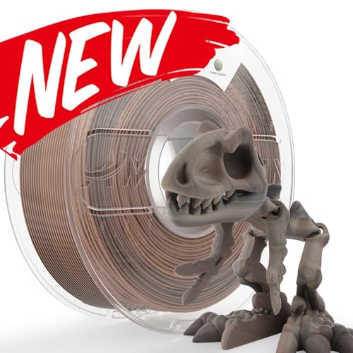 AMOLEN PLA 3D Printer Filament 1.75mm Fossil Gradient Stone 1KG - color: Fossil Gradient