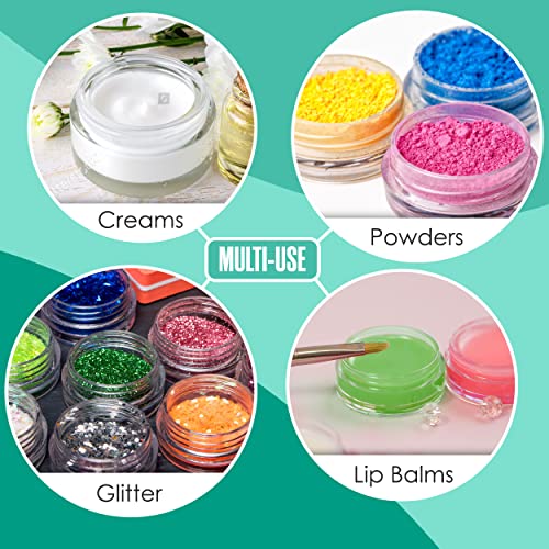 Sample Containers, Sample Jars, Empty, Small, 3 Gram, 200 PK, Clear - color: Clear, size: 200 Pack