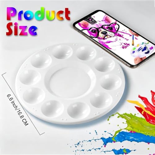 22pcs Paint Palettes,Paint Tray Palette,Paint Pallets for Kids&Adults