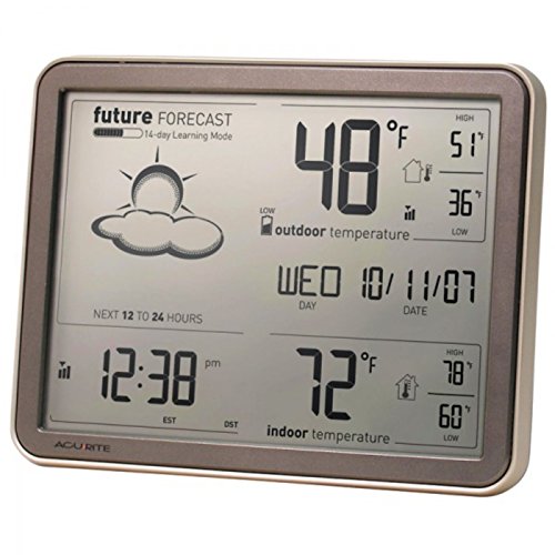 AcuRite (75077A3M) Large Wireless Weather Forecaster with Atomic Clock