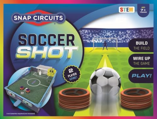 SNAP CIRCUITS Soccer Shot STEM Tabletop Game for Kids Ages 7+