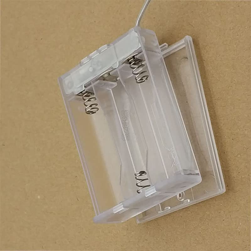 3x AA LED String Battery Holder and Screws 3 x 1.5V AA Battery Holder and Switch for LED String Light DIY or Fixing