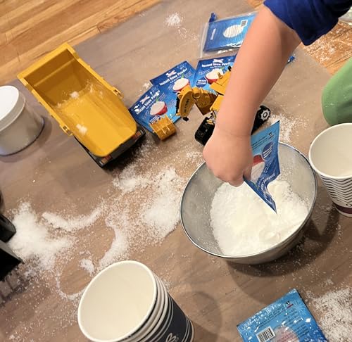 20 Packs (10g Each) Instant Snow Powder – Create a Winter Wonderland! Perfect for Kids, Holiday Fun, and DIY Snow Crafts (10 Sets of 20 Packs (10g Each))