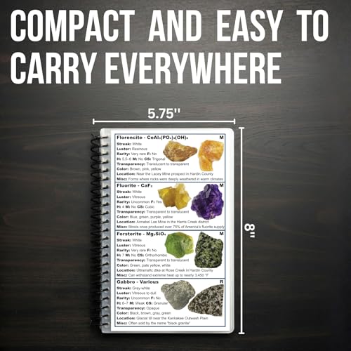 Illinois Rocks and Minerals Identification Field Guide | Waterproof