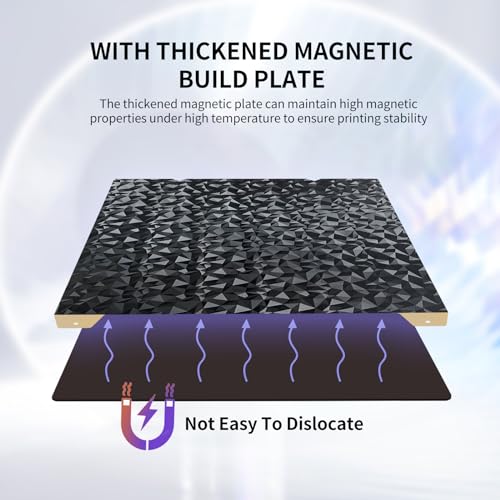 IdeaFormer-3D PEO PEI Magnetic Build Plate For Creality K1/K1 SE/K1C 235x235mm, Diamond PEO Textured PEI Spring Steel Bed Plate for Ender 3 S1/Ender 3 S1 Pro/Ender 5 S1/Ender 3 V3 SE/KE/Ender 3 V2/Neo - color: Textured Gold PEI+Diamond PEO
