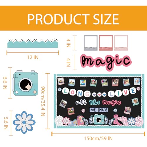 End of The Year Bulletin Board Decorations Set Graduation Classroom Decor - color: Memory