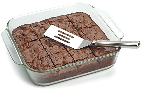 RSVP International Endurance Flatware Collection Stainless Steel, Dishwasher Safe, Brownie Spatula
