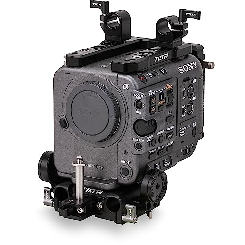 Tilta Advanced Kit Compatible with Sony FX6 | Includes: Camera Cage | Quick Release Baseplate | Side Arm | Multi-Functional Top Plate | Battery Plate - style: Advanced Kit (V-Mount)