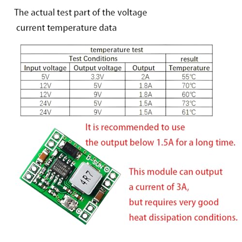 1 Pack Mini MP1584EN DC-DC Buck Converter Adjustable Power Supply Module 24V to 12V 9V 5V 3V