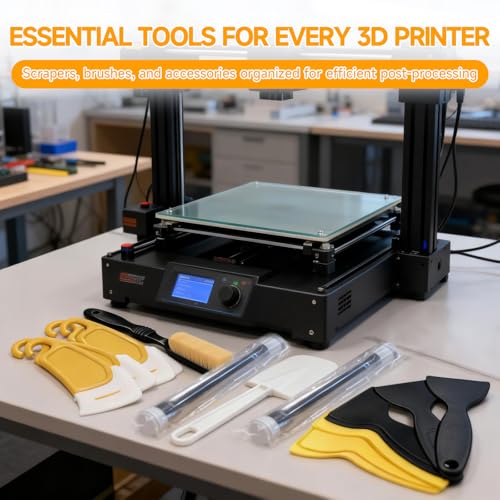 3D Printer Scraper Tool Set, 16PCS Scrapers and Cleaning Brushes