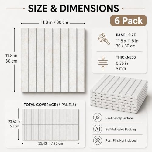 Stripe Felt Bulletin Board Tiles, Cork Board Alternative 24 x 36 in - color: Ivory White, size: 24" x 36"