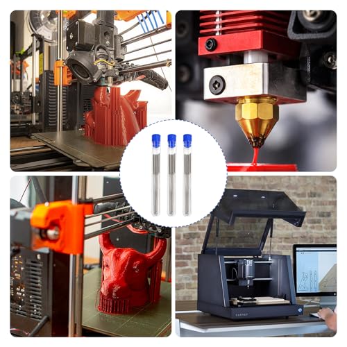 60PCS 3D Printer Nozzle Cleaning Kit,Stainless Steel Cleaning Needles Set (0.4mm),3D Printer Nozzle Cleaner for Precise Clog Removal and Maintenance - size: 60PCS