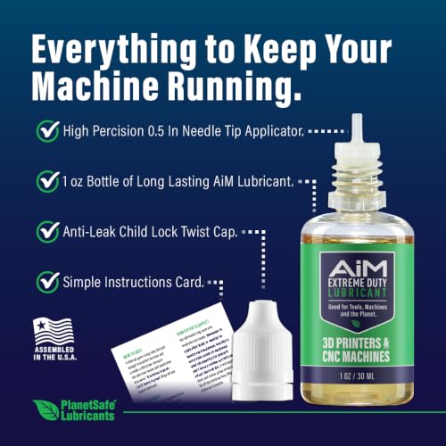 PlanetSafe Lubricants AiM 3D Printer & CNC Machine Grease, 1 oz - size: 1 oz CNC 3D Oil