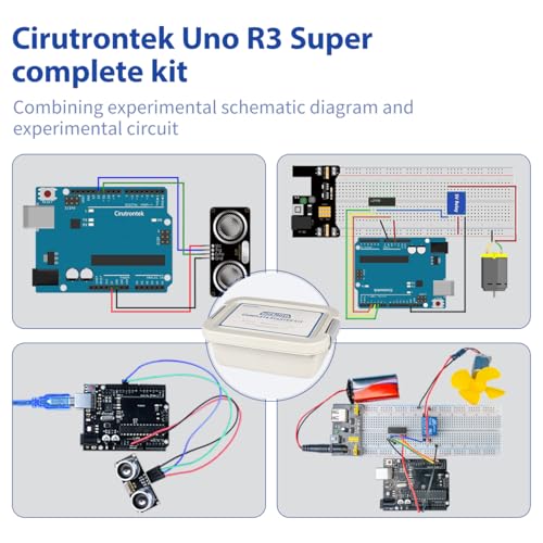 Most Complete Starter Kit for UNO R3 Project Electronics Starter Kit with Tutorial Compatible with IDE STEM Projects for Teens Adults Robotics & Engineering Kits Science | Coding | Programming Kit