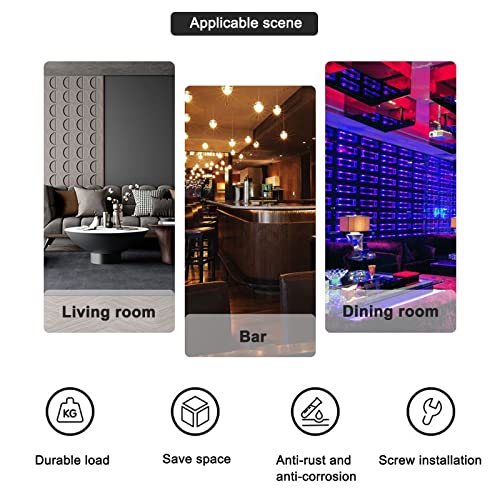 Ceiling Wine Glass Rack - 55.1in Hanging Wine Rack with Glass Holder and Shelf, 2 Layer Industrial Hanging Wine Bottle Holder, Gold Metal Ceiling Shelf for Bar Cafe Kitchen (Gold, 55.1×11.8×31.4in) - color: Gold, size: 55.1×11.8×31.4in