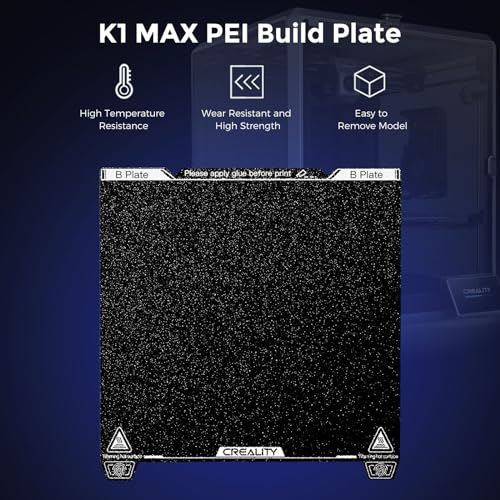 Official Creality K1 Max Matte PEI Build Plate Kit - size: 315*310 For Ender 3 V3 Plus