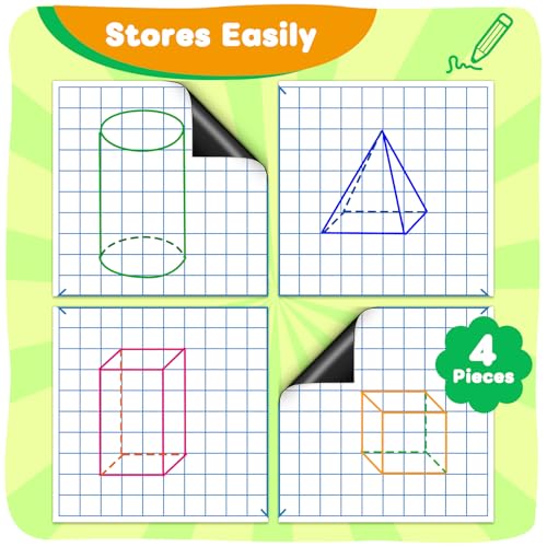 Giant Magnetic XY Coordinate Graph Grid Paper,Dry Erase Chart - size: 26" x 26"