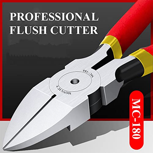 MONVICT 2 Pack 6 inch Wire Cutters Precision Flush Side Cutters - color: 6"- Pack 2