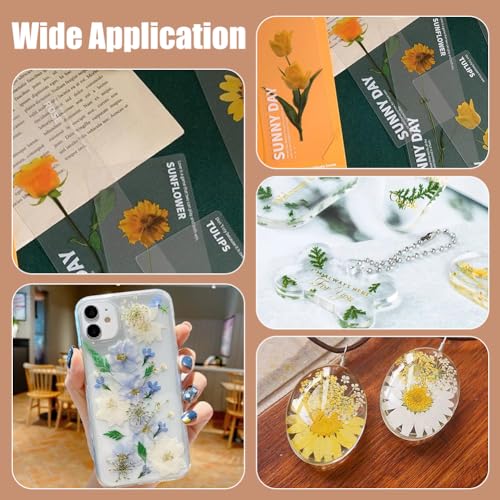 BENECREAT Flower Pressing Kit, 2x3.9inch Rectangle Miniature Flower Press Kit with Bloting Paper for Adults, Wooden Flower Preservation Kit for Crafters Dried Flower Leaf Making