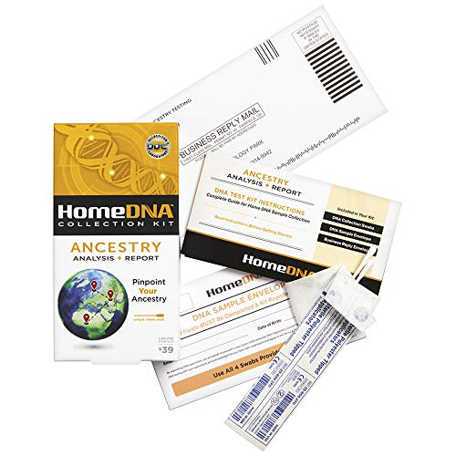 Ancestry Analysis + Report | Choose The Test That's Right for You | at-Home DNA Test Kit | Lab Fees NOT Included | Kit ONLY