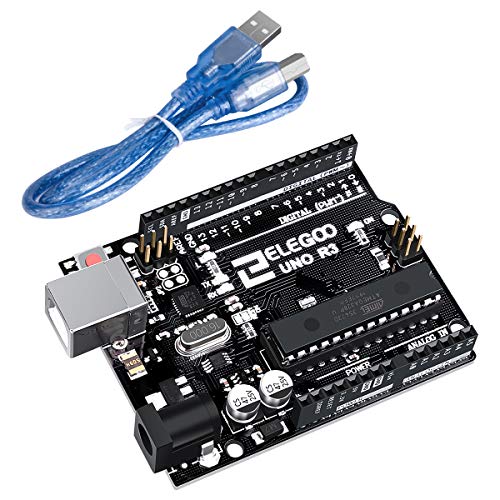 ELEGOO UNO R3 Board for Arduino & 120pcs Multicolored Dupont Wire & 3pcs Breadboard 830 Point