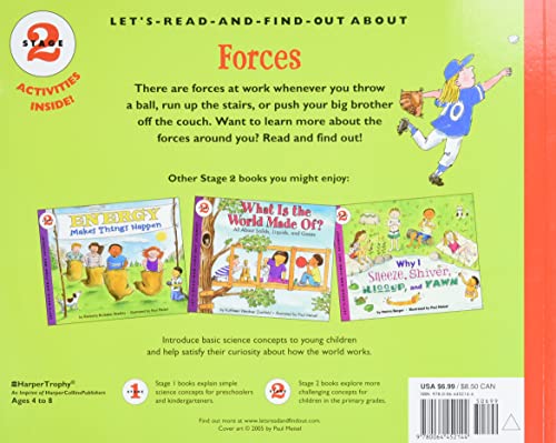 Forces Make Things Move: A Fun Science Picture Book with Hands-On Experiments About Physics for Kids (Ages 4-8) (Let's-Read-and-Find-Out Science 2)