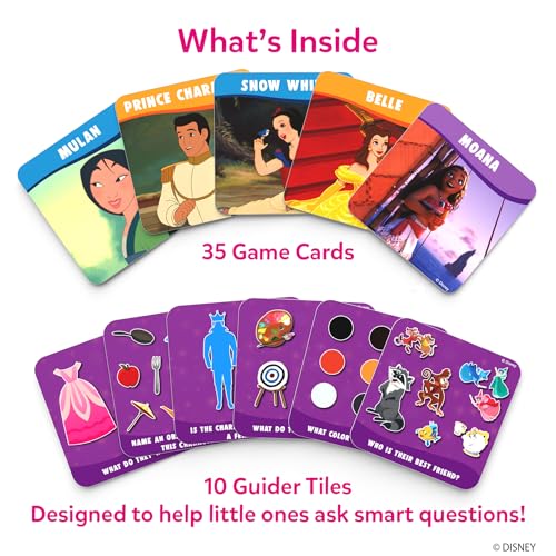 Skillmatics Guess in 10 Card Game Disney Princess – Gift for Preschool Kids - style: 6. Disney Princess