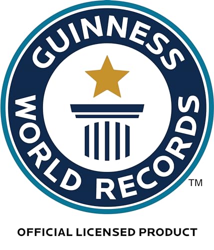 Guinness World Records 2026 - Kids Measuring Tape - Fun Fact 3m Double Sided - Kids Tape Measure - Filled with Silly Facts - Novelty Retractable Tool - Stocking Fillers for Kids - Party Bag Fillers - color: Guinness Measuring Tape