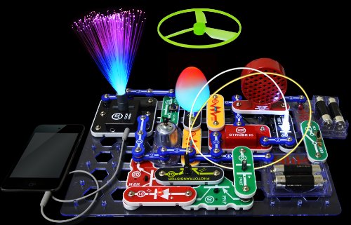 Snap Circuits SCL-175 Lights Electronics Exploration Kit | Over 175 Exciting STEM Projects | 4-Color Project Manual | 55 Snap Modules | Unlimited Fun