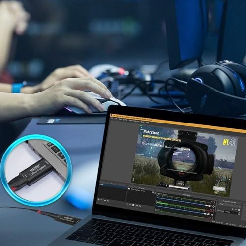 Gebildet 4K Video Capture Card, HDMI to USB Capture Card 1080P for Streaming, Recording, Gaming, Compatible with Nintendo Switch, PS5, Xbox - style: HDMI to USB 2.0