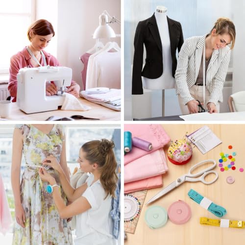 30Pcs Retractable Measuring Tapes Set, Body Fabric Sewing Measures Tape, 60 Inch, 1.5 Meter Waist Scales Rulers, 6 Color - color: 30pcs - colors
