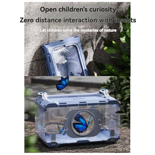 New Bug Viewer Outdoor Insect Box Magnifier Observer Kit Insect Catcher Cage Kids Science Nature Exploration Tools