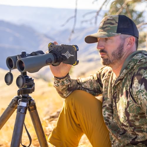 Phone Skope Complete Digiscoping Kit: Ideal Scope Camera for Hunting/Birding/Stargazing - Phone Scope Adapter Kit Includes Phone Scope Mount Case, Eyepiece Adapter, Lens Cloth - Fits Most Smartphones - color: Compatible with iPhone 11 PRO (3 Cameras), siz
