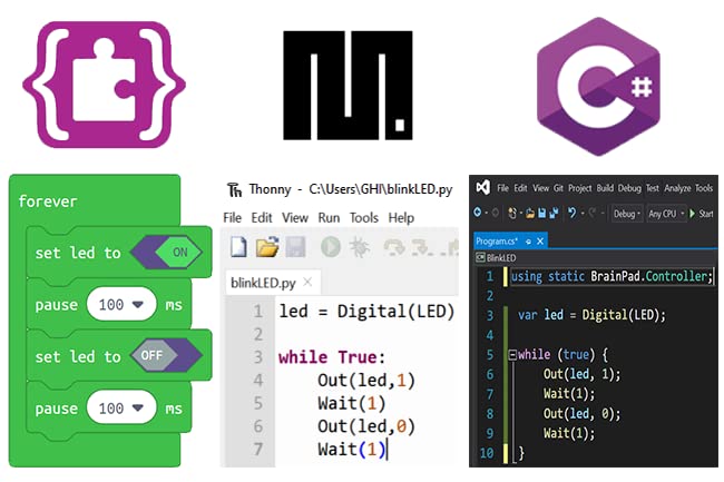 Pulse a MakeCode STEM Microcomputer for Coding Robots, Games, & Circuits