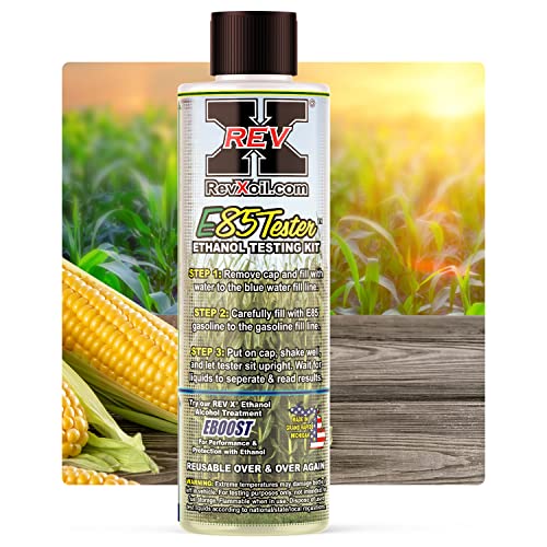 REV-X E85 Testing Kit - Corn Field Edition - Reusable Ethanol Gasoline Test Kit