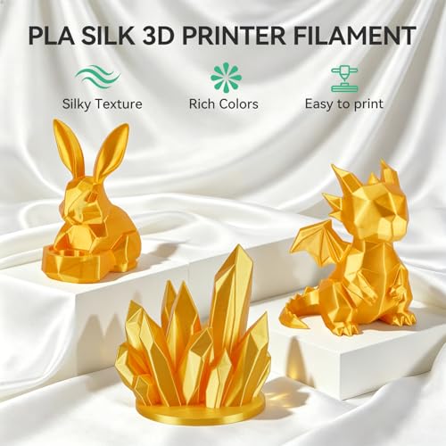 16 Roll Silk PLA 3D Printer Filament Bundle, 1KG Spool(2.2lbs) - color: 1kg*16 Roll Silk Monochrome Pla