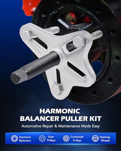 OMT Harmonic Balancer Puller, Steering Wheel Puller Tool Kit - color: blue, style: Harmonic Balancer Puller