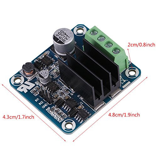 Large Current 50A H Bridge High Power Single Channel Motor Driver Module Working Voltage 5V to 15V