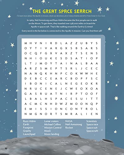 Indescribable Activity Book for Kids: 150+ Mind-Stretching and Faith-Building Puzzles, Crosswords, STEM Experiments, and More About God and Science! (Indescribable Kids)