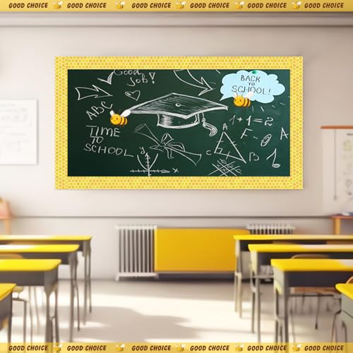 Tenceur 160ft 6 Rolls Bee Bulletin Board Borders Decoration - style: Bee Style