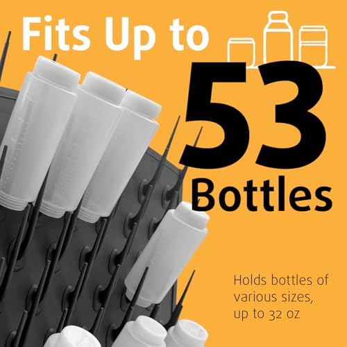 Bottle Drying Rack - Commercial 53-Peg Organizer - size: 53 Pegs