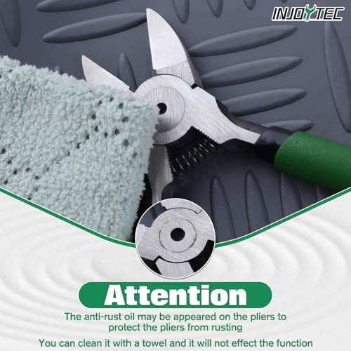 Precision Side Cutter 6 Inch Wire Cutting Diagonal Wire Cutters - size: 6“