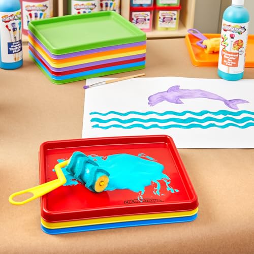 Colorations Mini Art Trays, Set of 12, Ages 3+, PreK+