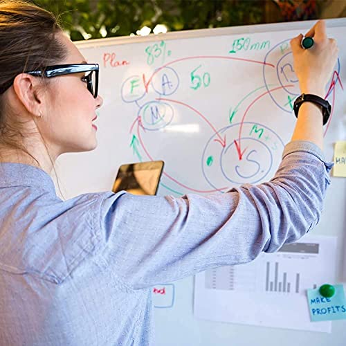 XBoard Magnetic Whiteboard 36 x 24 Inches, Aluminum Frame - size: 36"W x 24"H
